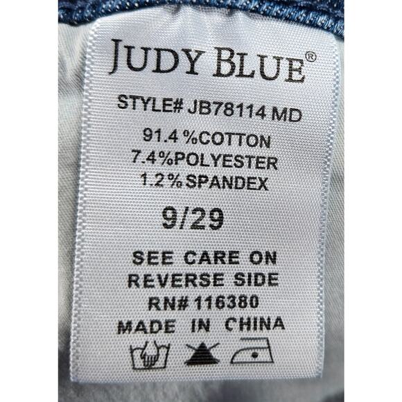 Judy Blue High Rise Tummy Control Back Shield Pockets Capri Fit Jeans Size 9/29 - Picture 3 of 7